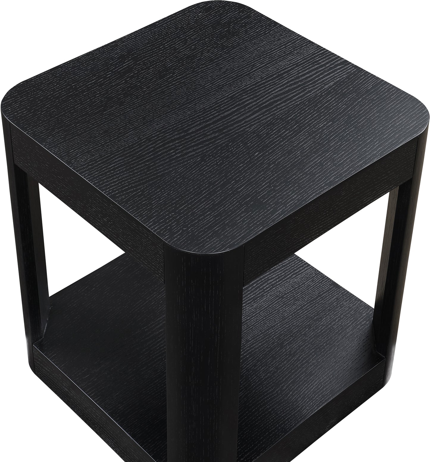 shiloh black end table