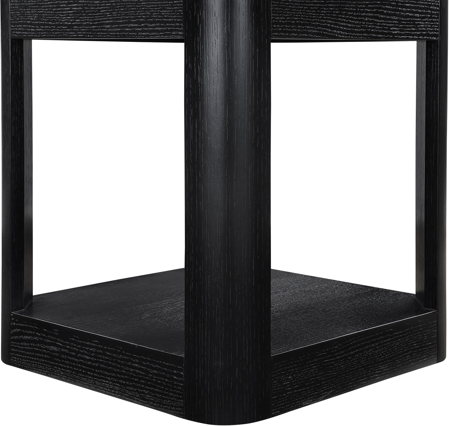 shiloh black end table