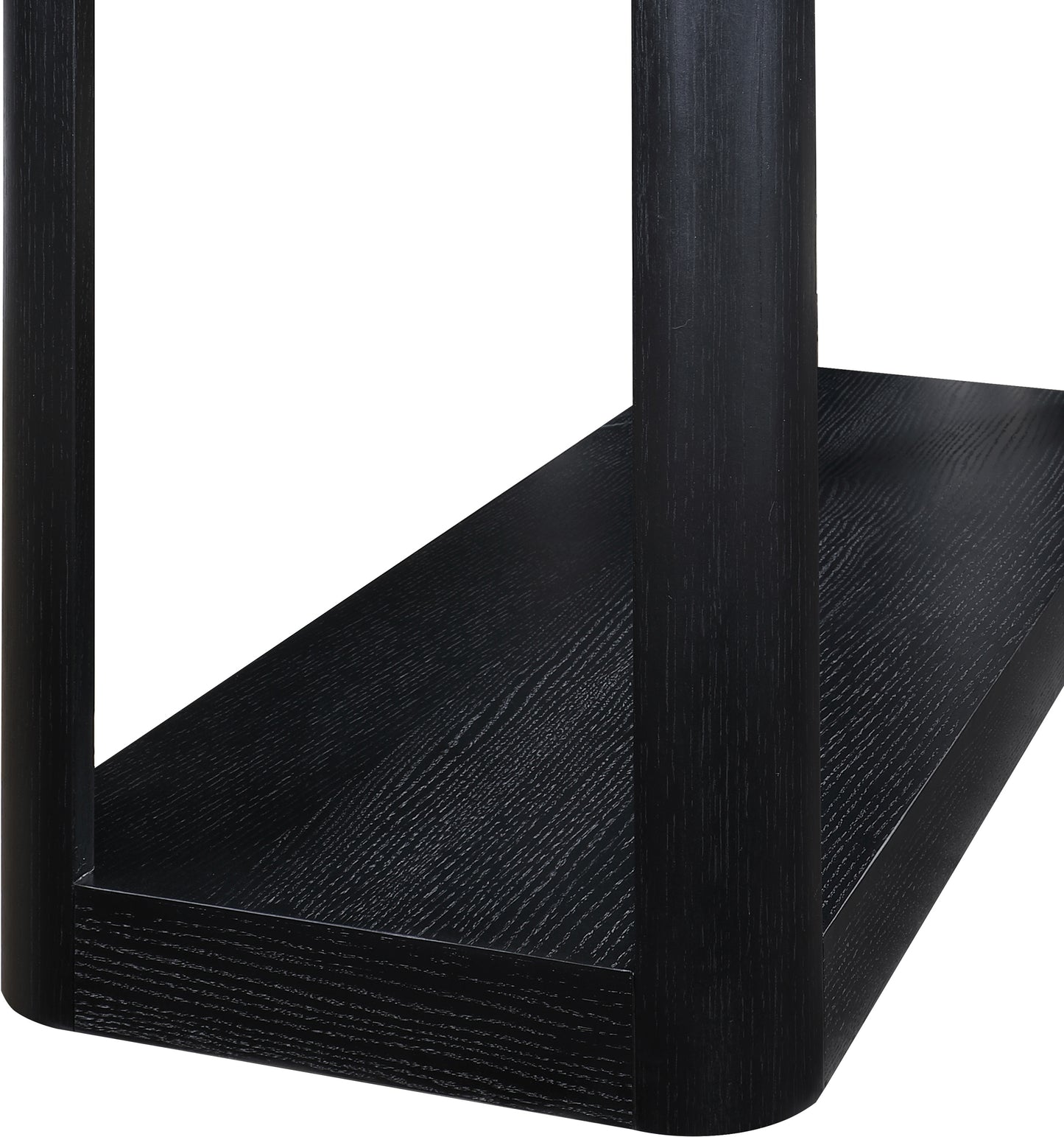 shiloh black console table