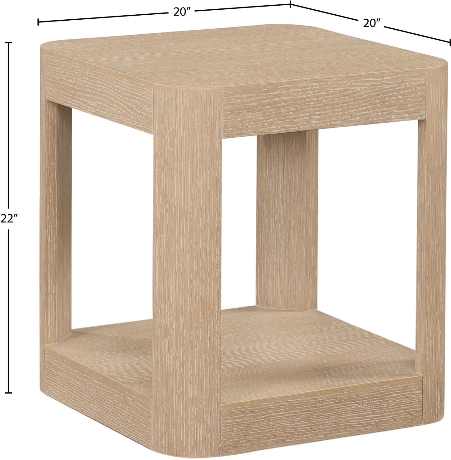 shiloh natural end table