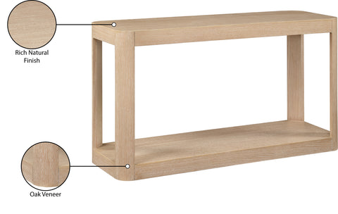 Shiloh Natural Console Table