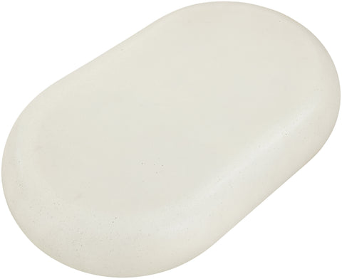 Jolie Cream Concrete And Fiberglass Indoor / Outdoor Coffee Table, 1 Piece (Style 3)