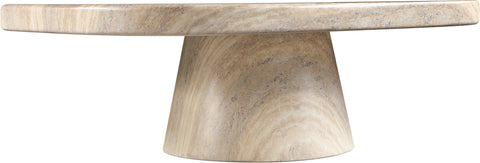 Waverly Travertine Concrete Indoor/Outdoor Coffee Table, 1 Piece