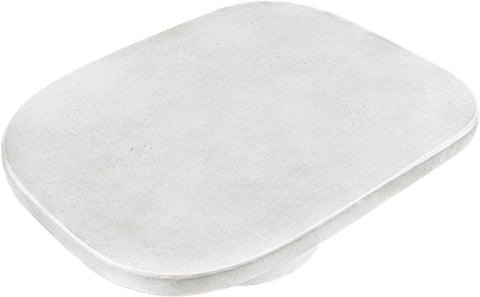 Waverly White Concrete Indoor/Outdoor Coffee Table, 1 Piece