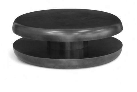 Rhea Black Iron Coffee Table, 1 Piece