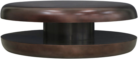 Rhea Brown Iron Coffee Table, 1 Piece