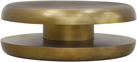 Rhea Gold Iron Coffee Table, 1 Piece