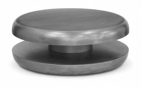 Rhea Silver Iron Coffee Table, 1 Piece
