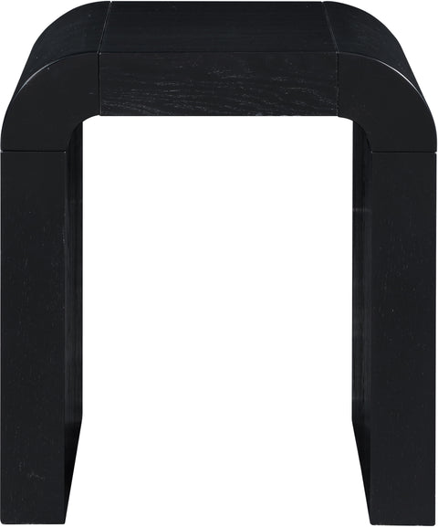 Briar Black Oak Veneer End / Side Table, 1 Piece