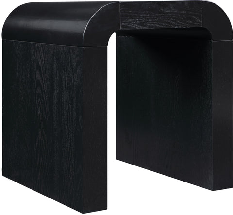 Briar Black Oak Veneer End / Side Table, 1 Piece