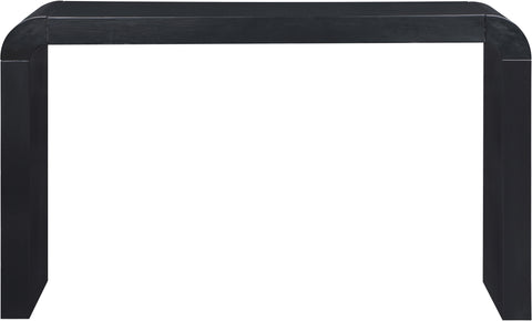 Briar Black Oak Veneer Console Table, 1 Piece