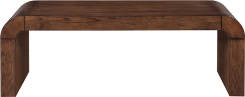 Briar Brown Oak Veneer Coffee Table, 1 Piece