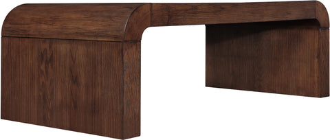 Briar Brown Oak Veneer Coffee Table, 1 Piece