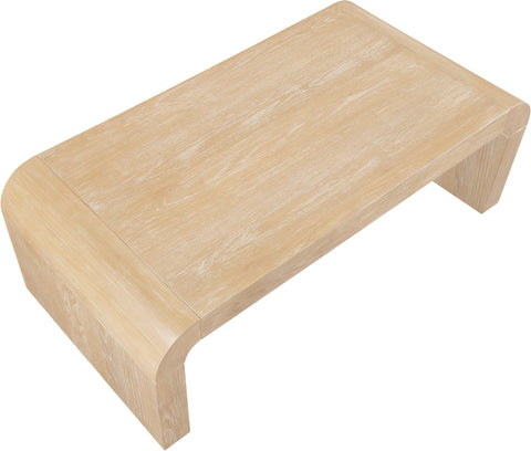 Briar Natural Oak Veneer Coffee Table, 1 Piece