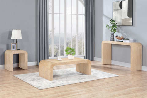Briar Natural Oak Veneer Coffee Table, 1 Piece