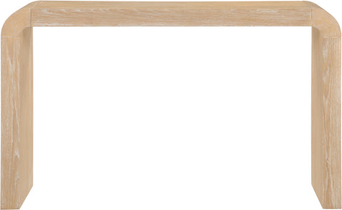 Briar Natural Oak Veneer Console Table, 1 Piece