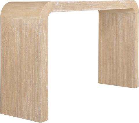 Briar Natural Oak Veneer Console Table, 1 Piece