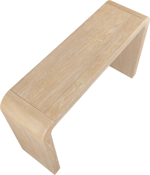 Briar Natural Oak Veneer Console Table, 1 Piece