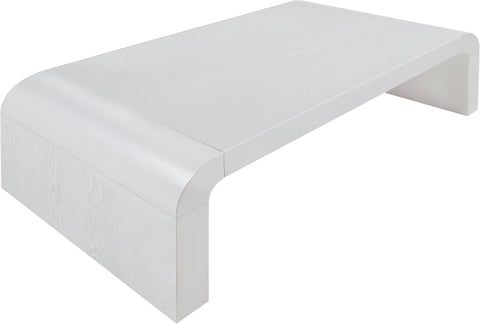 Briar White Oak Veneer Coffee Table, 1 Piece