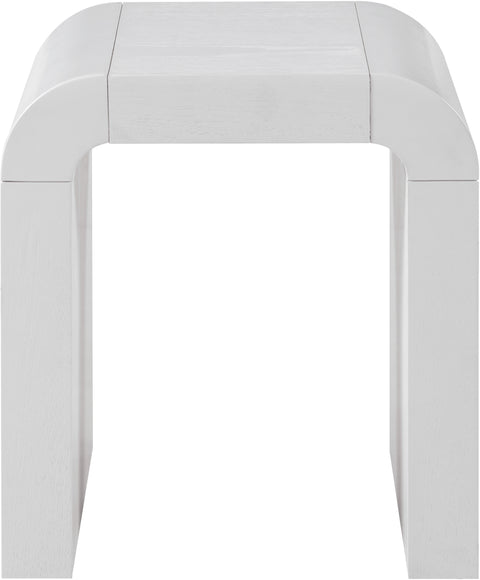 Briar White Oak Veneer End / Side Table, 1 Piece