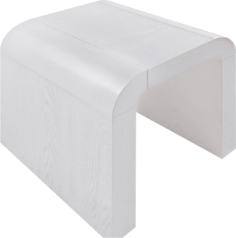 Briar White Oak Veneer End / Side Table, 1 Piece