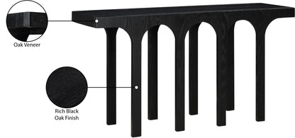 Edison Black Console Table