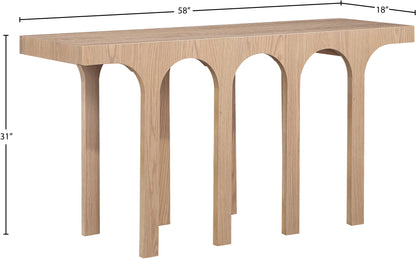 Edison Natural Console Table