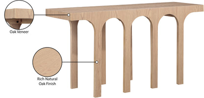 Edison Natural Console Table