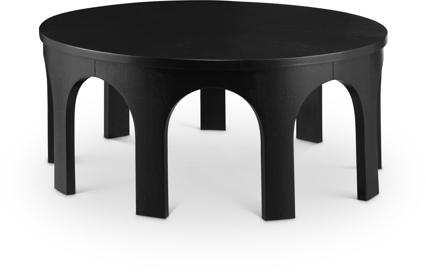 edison black coffee table