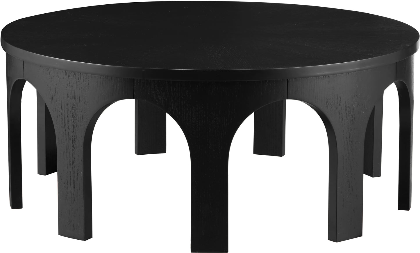 edison black coffee table