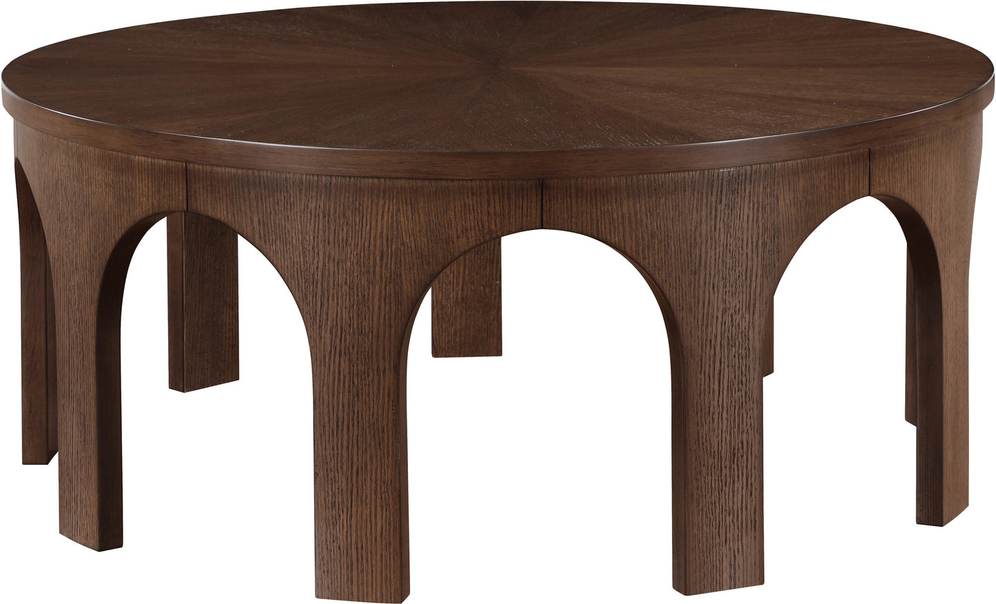 edison brown coffee table