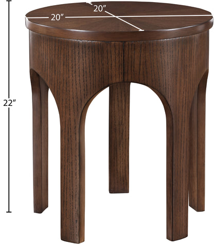 Edison Brown End Table