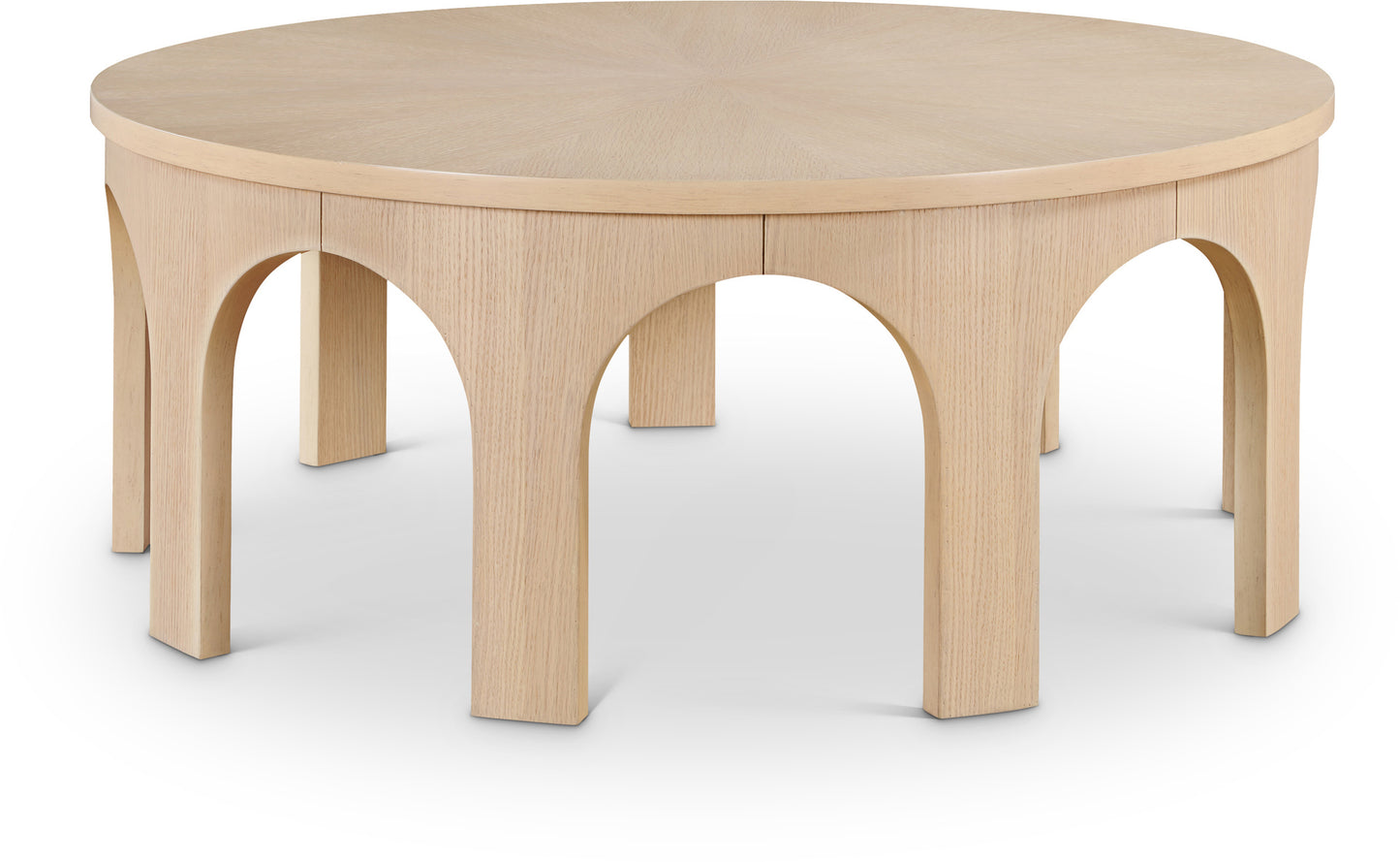 edison natural coffee table