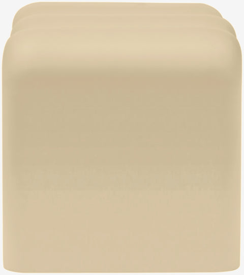 Monroe Beige Iron End Table, 1 Piece