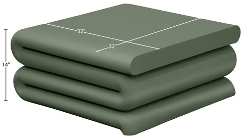 Monroe Green Iron Coffee Table, 1 Piece