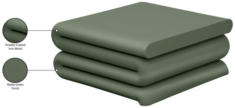 Monroe Green Iron Coffee Table, 1 Piece