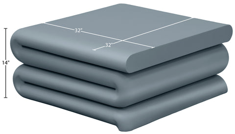 Monroe Blue Iron Coffee Table, 1 Piece