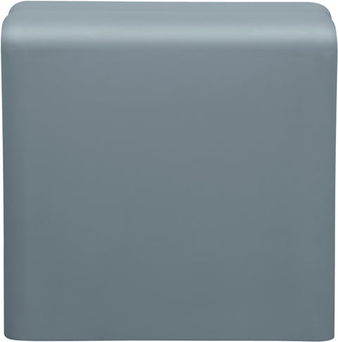 Monroe Light Blue Iron End Table, 1 Piece
