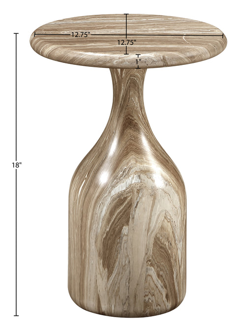 Briar Beige Concrete Indoor/Outdoor End Table, 1 Piece
