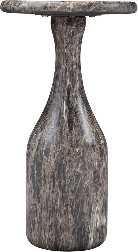 Briar Brown Concrete Indoor/Outdoor End Table, 1 Piece (Style 2)