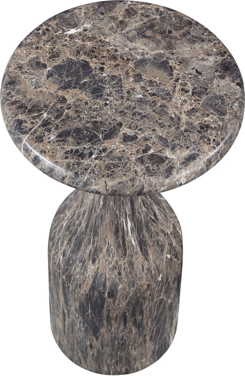 Briar Brown Concrete Indoor/Outdoor End Table, 1 Piece (Style 2)