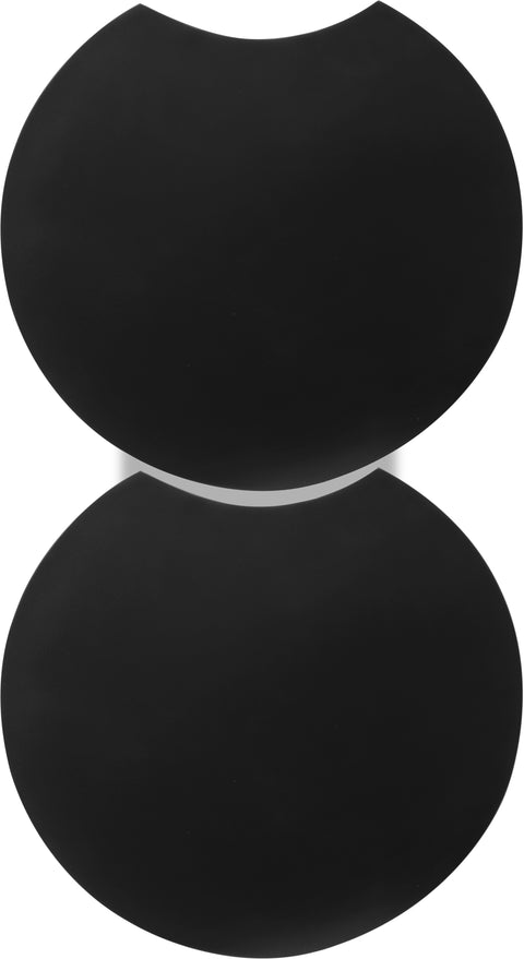 Linden Black Iron Nesting End / Side Table, 2-Piece (Style 2)