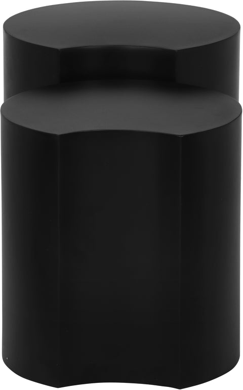 Linden Black Iron Nesting End / Side Table, 2-Piece (Style 3)