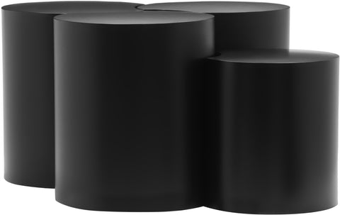 Linden Black Iron Nesting Coffee Table, 4-Piece