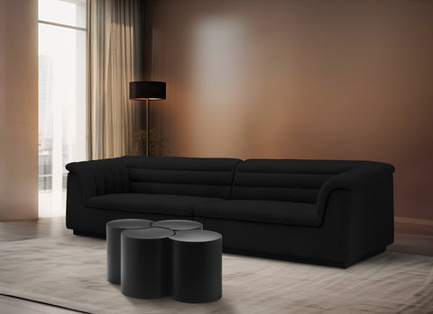 Linden Black Iron Nesting Coffee Table, 4-Piece (Style 4)
