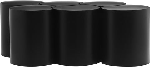 Linden Black Iron Nesting Coffee Table, 6-Piece (Style 4)