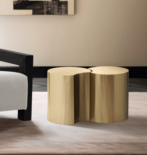 Linden Gold Iron Nesting End / Side Table, 2-Piece