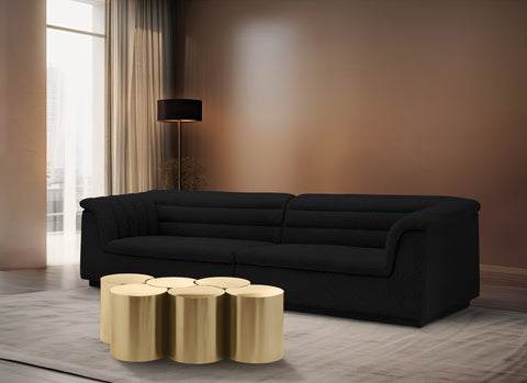 Linden Gold Iron Nesting Coffee Table, 6-Piece (Style 3)