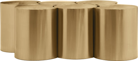 Linden Gold Iron Nesting Coffee Table, 6-Piece (Style 3)