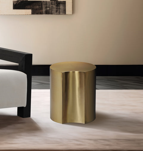 Linden Gold Iron End Table, 1 Piece (Style 2)